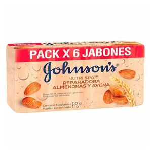 Jabón Johnsons nutri spa reparadora x6und x110g