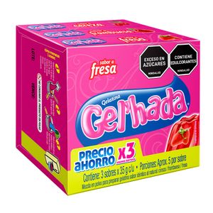 Gelatina Gel Hada Surtida 3 X 35g