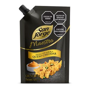 Salsa San Jorge Maestro Sabor Queso Cheddar x200grs