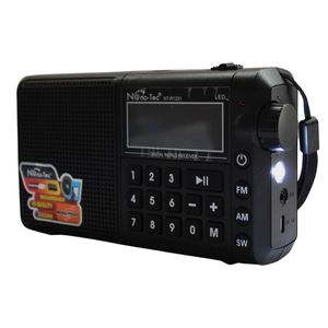 Radio Parlante Recargable Con AM FM SW Y Panel Solar Modelo 1