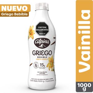 Griego Alpina Bebible Vainilla X1000g