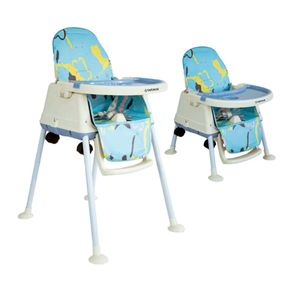 Silla Comedor Bebe 3 en 1 Smart Bebesit Azul