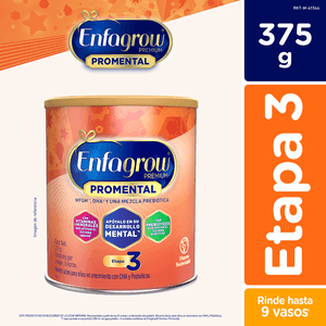 Alimento Lácteo Enfagrow Premium Promental Natural Etapa 3 Lata 375g