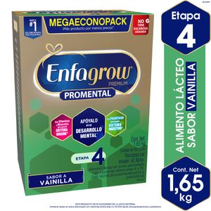 Alimento Lácteo Enfagrow Premium Promental Preescolar Vainilla Etapa 4 caja 1650g