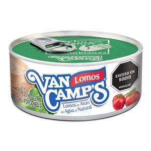 Atún Van Camps Lomitos Agua x 160g