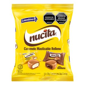 Caramelo Nucita relleno masticable x50und x250g