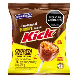 Chupeta Kick masticable x12und x24g c/u