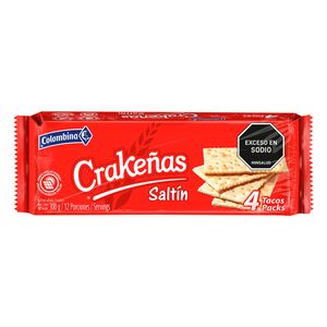 Galletas crakenas saltin taco x288gr