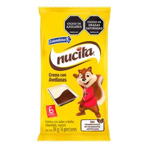 Crema con calcio Nucita x 6 und x 84 g