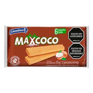 Galleta Max Coco Wafer x 252g