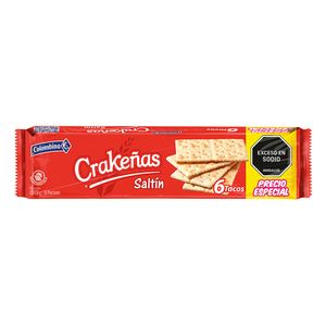 Galletas saltin Crakeñas x 6 tacos x 450g