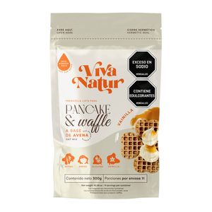 Premezcla Viva Natur Pancake & Waffle vainilla x300g