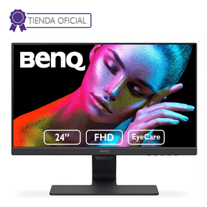 Monitor BENQ GW2480L, 23.8 pulgadas, 250 cd / m², 1920 x 1080 Pixeles, 5 ms, Negro