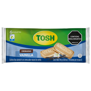 Galleta de Vainilla Tosh x 144g