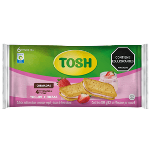 Galletas con Yogurt y Fresas Tosh x 148,8g