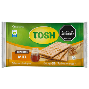 Galletas Tosh miel x9und x243g