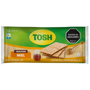 Galleta Tosh miel x12und x324g