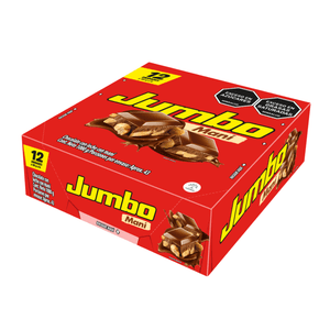 Chocolatina Jumbo Maní x12und x1080g