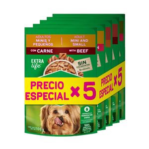 Comida Húmeda para Perros Purina Dog Chow  Pack X 5 Sobres