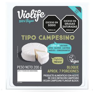 Queso Violife Tipo Campesino Vegano x200grs