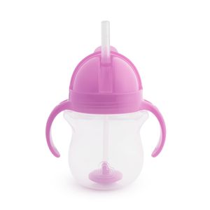 Vaso Antiderrame 7Oz Con Pesa y Pitillo Flexible LIlaP - Munchkin