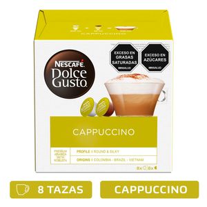 Cápsulas Nescafé Dolce Gusto Cappuccino 16 Cápsulas x186g