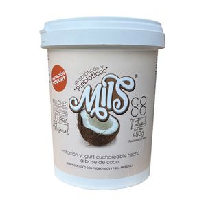 Bebida vegetal Mils tipo yogurt coco natural x450g