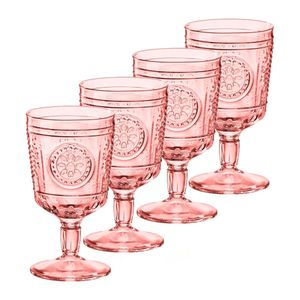 Set X 4 Copas Calice Romantic Rosa Bormioli Rocco 320ml