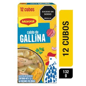 Caldo de gallina Maggi cubos x12und x132g