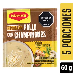 Crema Maggi Pollo Con Champiñones x60G