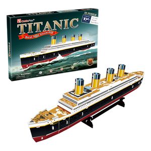 Rompecabezas 3D Titanic - 35 Pz Nivel Avanzado - Cubic Fun