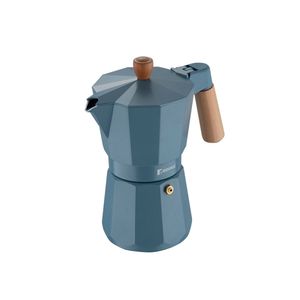 Cafetera 6 Tazas Aluminio 300 ml Mango/Pomo Madera Acacia Noia Bergner