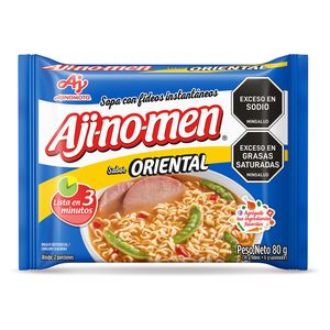 Sopa Ajinomen instantánea fideos oriental x80g