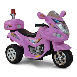 Moto Electrica Montables Niñas Luces Sonidos Claxon Rosa