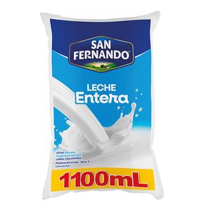 Leche entera San Fernando x1100ml