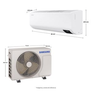 Aire Acondicionado Samsung 12000BT Inverter 220V AR12CVFZAWK