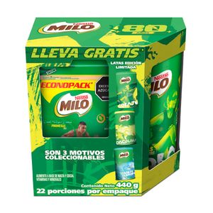 Leche en Polvo Milo Bolsa 440g Lleva Gratis Tarro