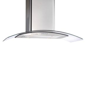 Campana Isla Electrolux Acero Vidrio Curvo 91.5 Cm