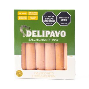 Salchicha de pavo Delipavo campesina x250g