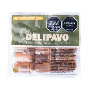 Salchicha de pavo Delipavo tipo coctel x250g