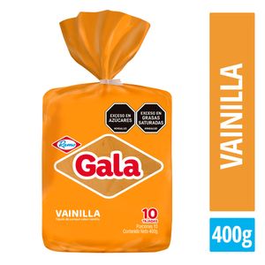 Ponqué Gala bloque vainilla x10 tajadas x400g