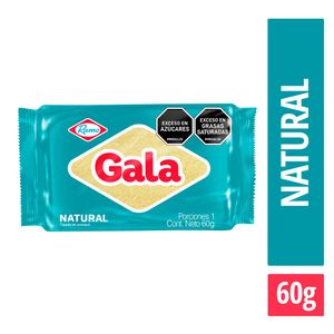 Ponque Gala natural tajada x60g