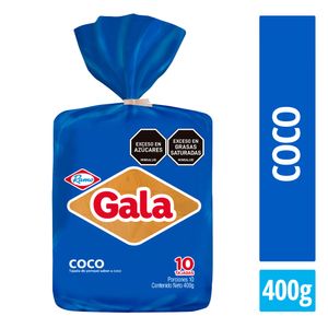 Ponqué Gala bloque coco x10 tajadas x400g