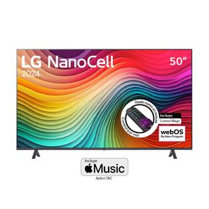 Televisor LG 50" NanoCell UHD 4K Smart TV WebOS 24 50NANO80