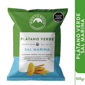 Platano Monterojo verde sal marina x100g