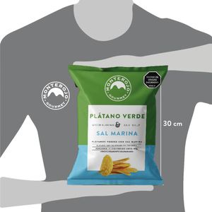 Platano Monterojo verde sal marina x100g