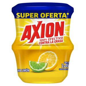 Lavaplatos en Crema Axion Lima Limon 450 grs x2 Und