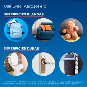 Lysol Desinfectante en Aerosol Pureza Algodón 370 ml