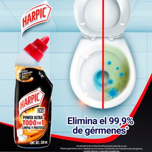 Desinfectante para Inodoros Harpic Líquido Original 200 ml