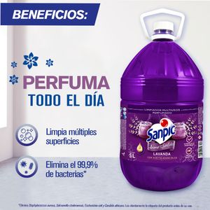 Limpia Pisos Sanpic Lavanda 5 lt